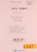 Ikegai-Ikegai TC15 & TCR15, NC Lathes Tooling manual 1994-TC-TC15-TCR15-01